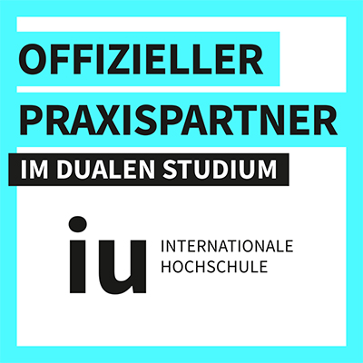 offizieller Praxispartner im dualen Studium iu Internationale Hochschule