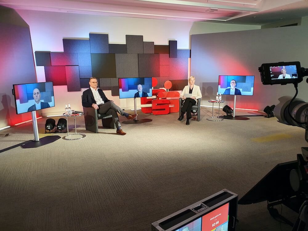 mobiles Livestream Studio bei der Sparkasse