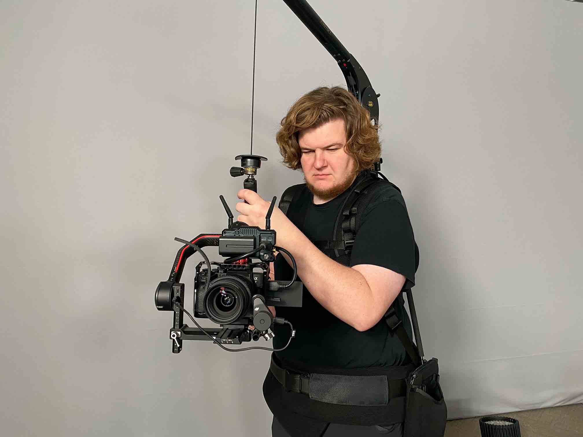 Mobiler Kameramann mit Steadycam