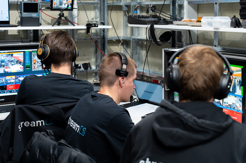 Die Stream1 Regie auf der Bauma