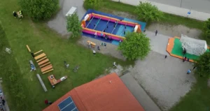 Vögelperspektive der helfendorfer Sportcup